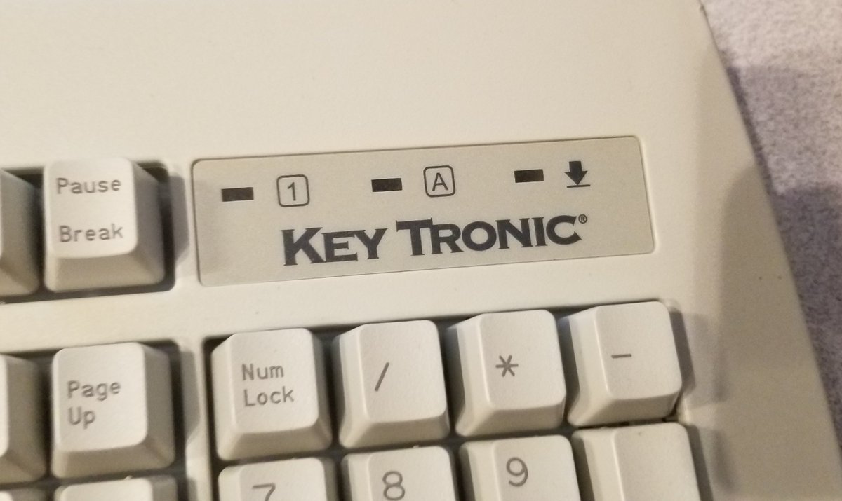 So, it's a Key Tronic keyboard. That's nothing special, really.