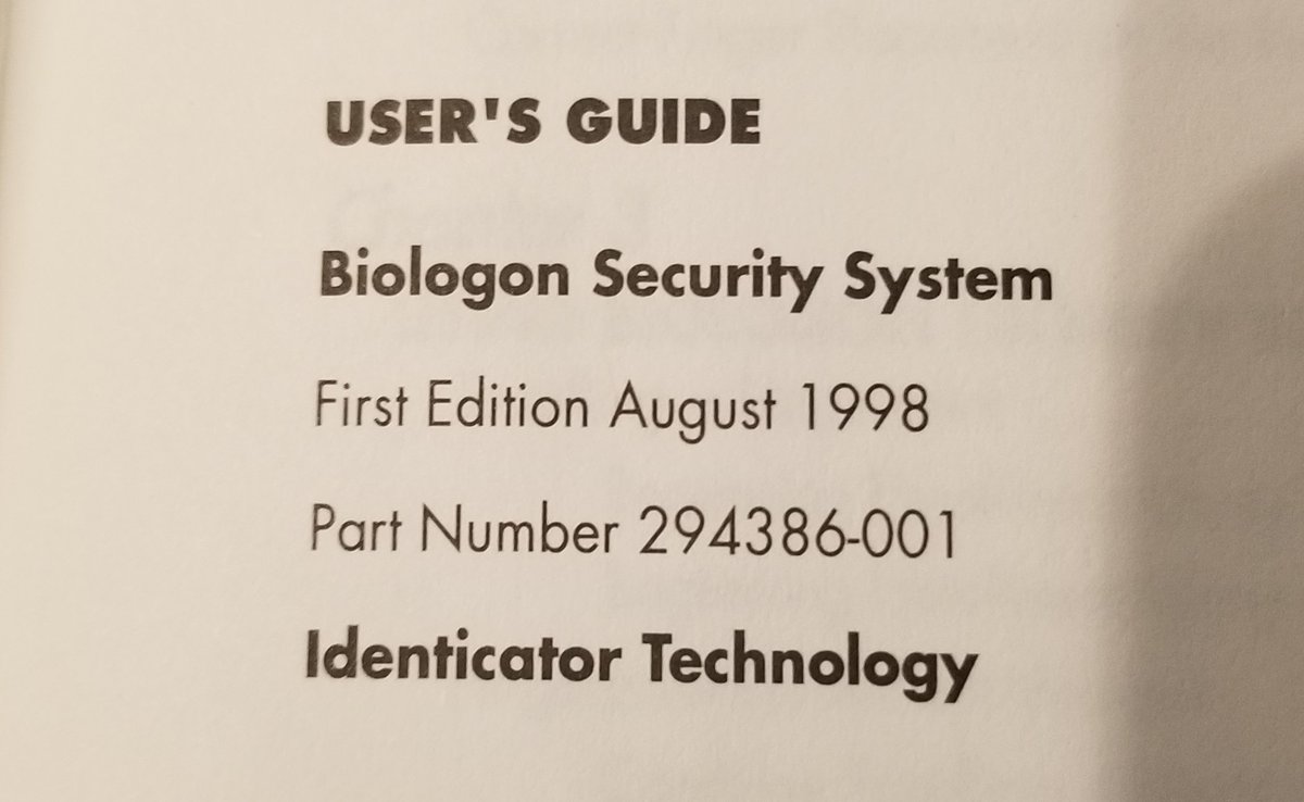 And here's the bit from the manual which explains everything about it:August, 1998. This was designed for Windows NT and Windows 95, neither of which had decent USB support.