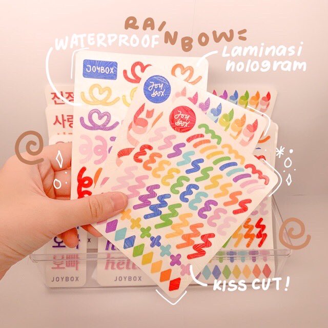 ♡  http://joybox.id&nbsp; - polco stickers, journalling stickers, sticker sheets https://shopee.co.id/joybox.id?smtt=0.0.9