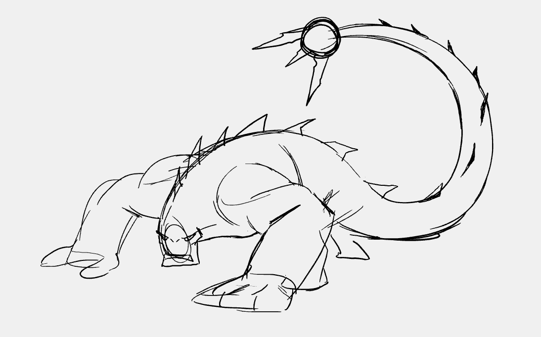 still going through old files and finding old ben 10 sketches. hello mr. dinosaur alien 