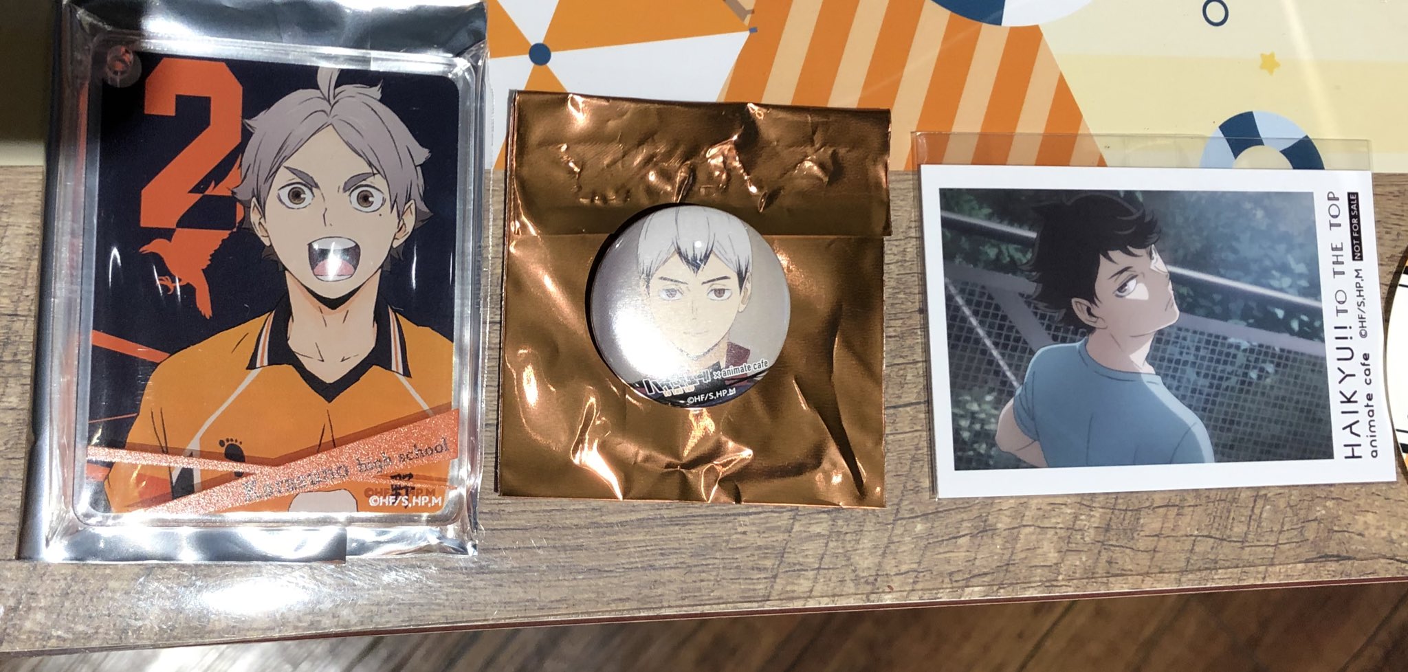 はる 交換 ハイキュー アニメイトカフェ アニカフェ Colotta コロッタ 第二弾 缶バッジ フォトカード 譲 菅原 信介 及川 求 影山 倫太郎 都内手渡し 郵送でよろしくお願いします
