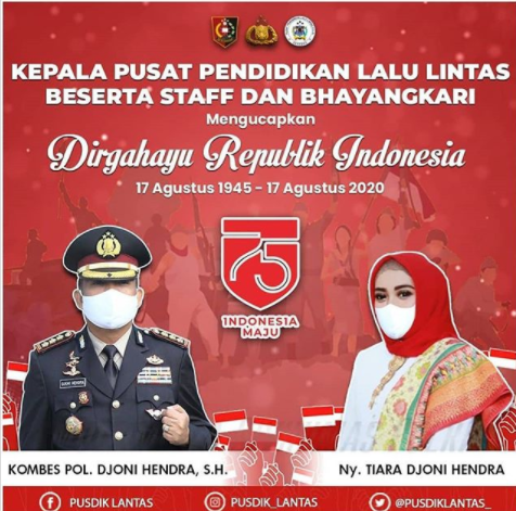 DIRGAHAYU REPUBLIK INDONESIA
JAYALAH NEGERIKU
17 AGUSTUS 1945 - 17 AGUSTUS 2020
#StopPelanggaranStopKecelakaanKeselamatanUntukKemanusiaan
instagram.com/p/CD-pDIEp6Fz/