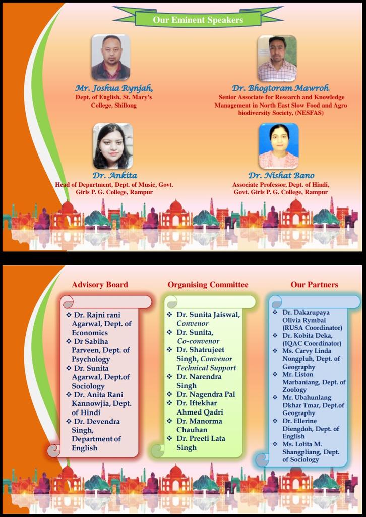 EBSB_Meghalaya's tweet photo. St. Mary's College, Meghalaya and paired institute from Uttar Pradesh will be having a National Webinar on "Understanding the Cultural Diversity of India: From Ganges plain to Abode of Clouds"
#DekhoApnaDesh
#EBSBRUSAGOI #EkBharatShreshthaBharat @HRDMinistry @EBSB_MHRD @ebsbrusa https://t.co/ShY797w1kH