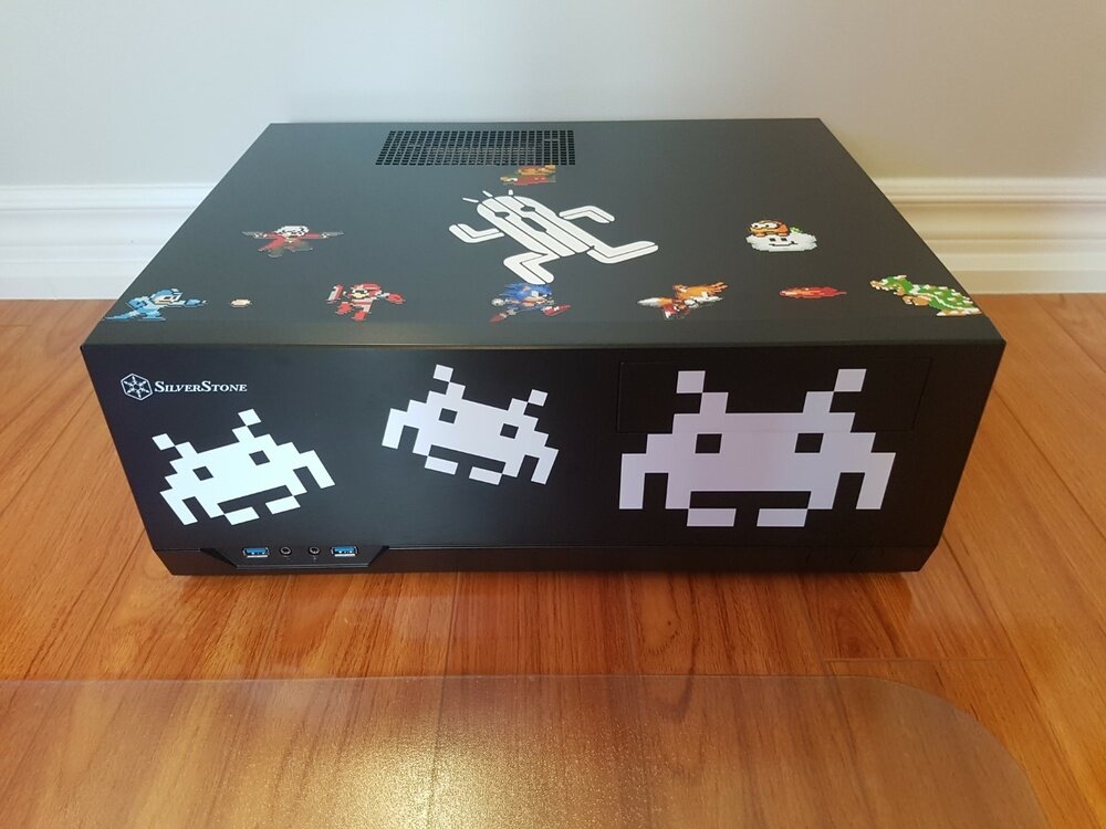 SilverStoneEU's tweet photo. Lovely decals! Have you ever build a living room PC?
#GD09 #HTPC #PCbuild #ATX #MicroATX

📷: BBoyProspect https://t.co/BaE0g8UhKO