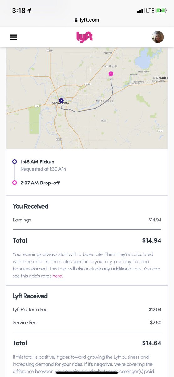 I’ve exchanged stories with so many swift drivers that learned to manipulate the app before the algorithm found a new way to take more money. Here’s 4th of July last year. I grossed $50/hr on a holiday, thanks to generous cash tips, and I got it trouble.