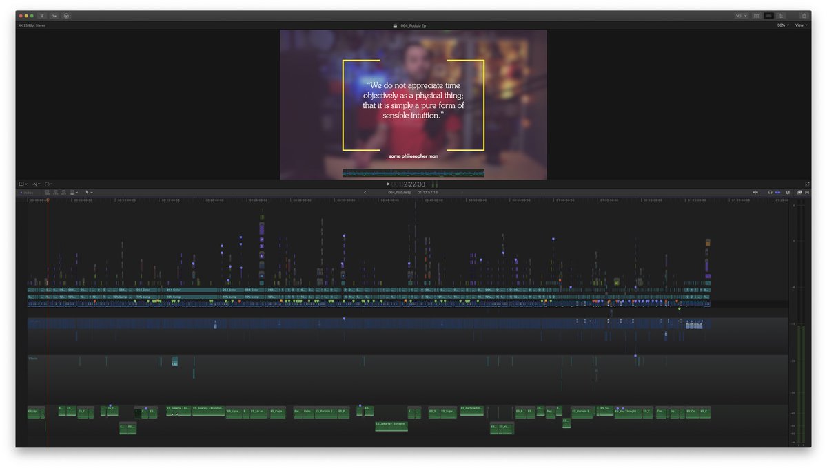 tracedominguez's tweet image. How long do you think it takes to export 1h 17m of my ranting and raving in a nerdy #science video on the #conceptoftime?