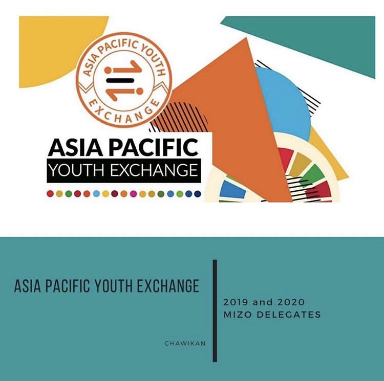 ChawikanMizoram's tweet photo. 'Rochun: Pay it Forward' leh Mizoram Youth Commission hmalakna hnuai a kum 2019 leh 2020 a APYE Mizo delegates te
Check pics below get more info on APYE & please check out the works of Rochun at https://t.co/4WyWWqsd5x
#apye #apyekorea2019 #apyethailand #exploremizoram #sdgs https://t.co/6jXCTaCjhh