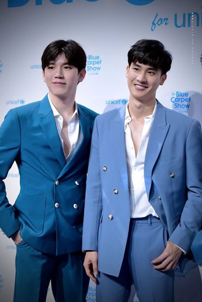 taynew in suits or in this case matching suits ~ a thread