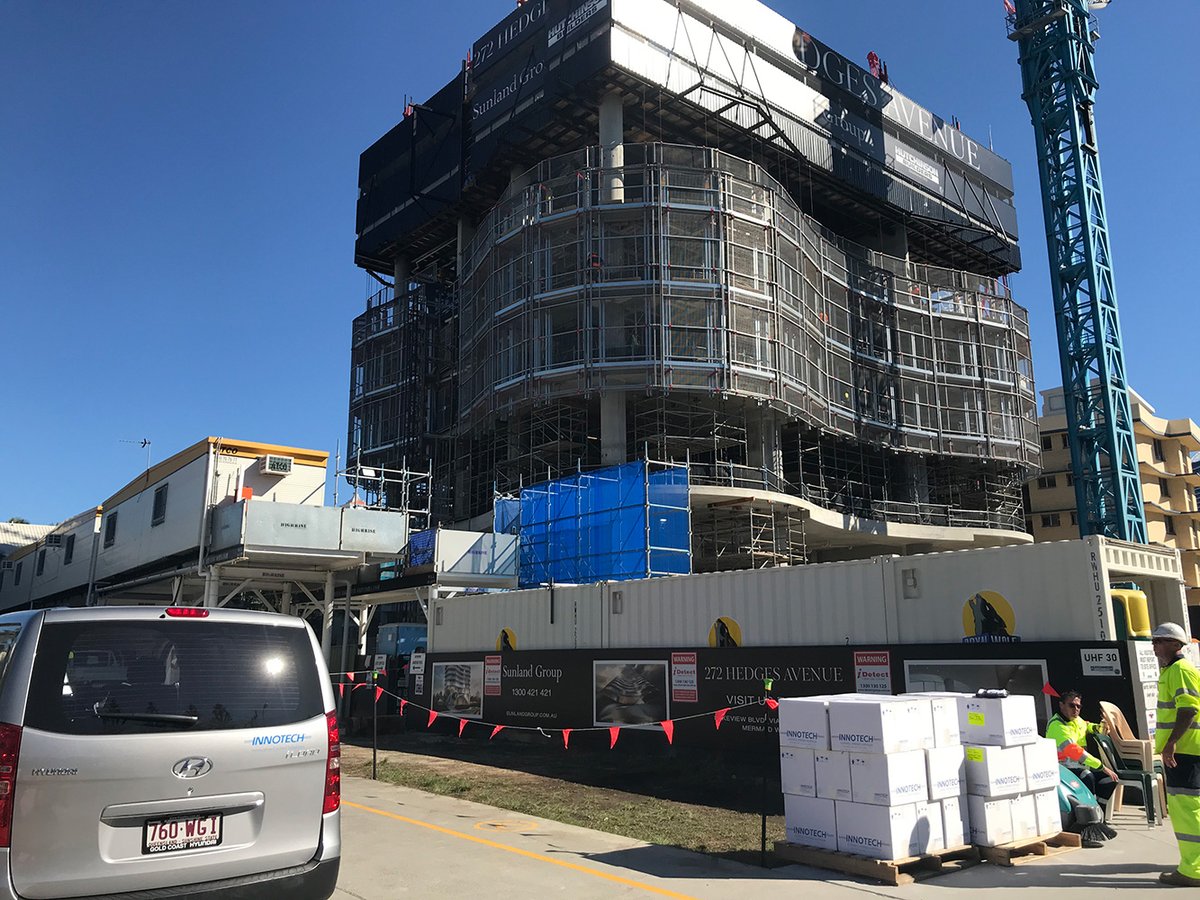 InnotechHQ's tweet photo. We are excited to be working with Venmist Pty Ltd, the sub-contractor under Hutchinson Builders for the HVAC systems at 272 Hedges Avenue in Mermaid Beach, QLD, Australia. 

Read more about this project https://t.co/f9AKAyJLxh

#HVAC #BMS #Queensland #GoldCoast #ResidentialTower https://t.co/mkO5XJnXWl