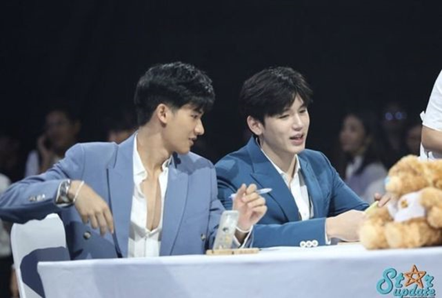 taynew in suits or in this case matching suits ~ a thread