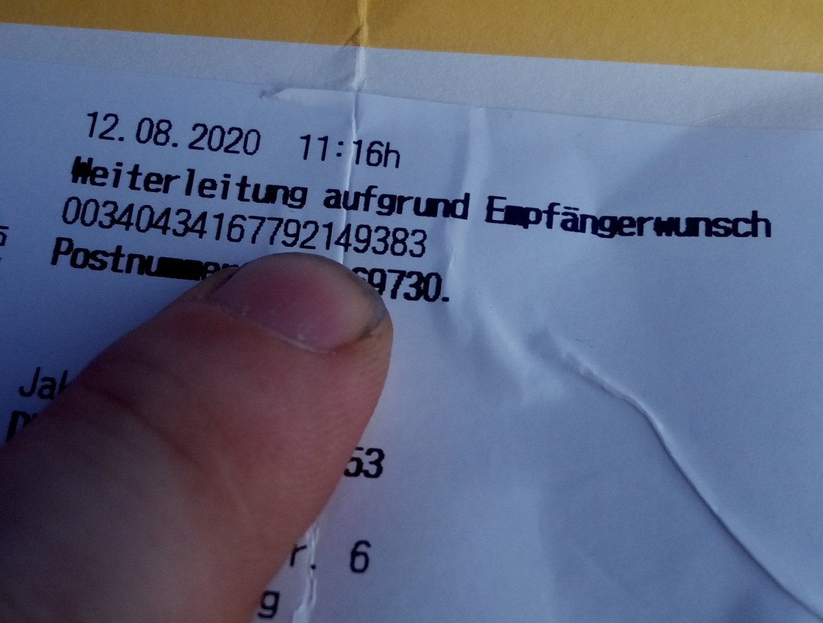 D0NPromillo's tweet photo. @DHLPaket kann es sein, dass dieser kleine Punkt hinter meiner Postnummer dazu führt, dass die Packstation behauptet sie hätte kein Paket für mich? Unsere Zusteller sind immer verlässlich und ich glaube nicht, dass das Paket seit Mittwoch in Kreis fährt. https://t.co/3048QiILOp