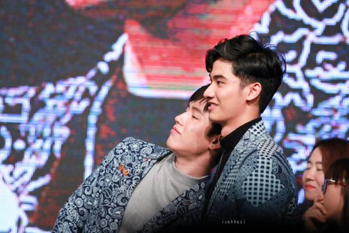 taynew in suits or in this case matching suits ~ a thread