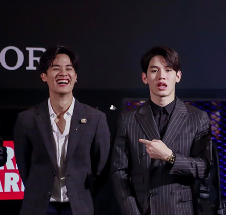 taynew in suits or in this case matching suits ~ a thread