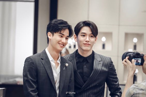 taynew in suits or in this case matching suits ~ a thread