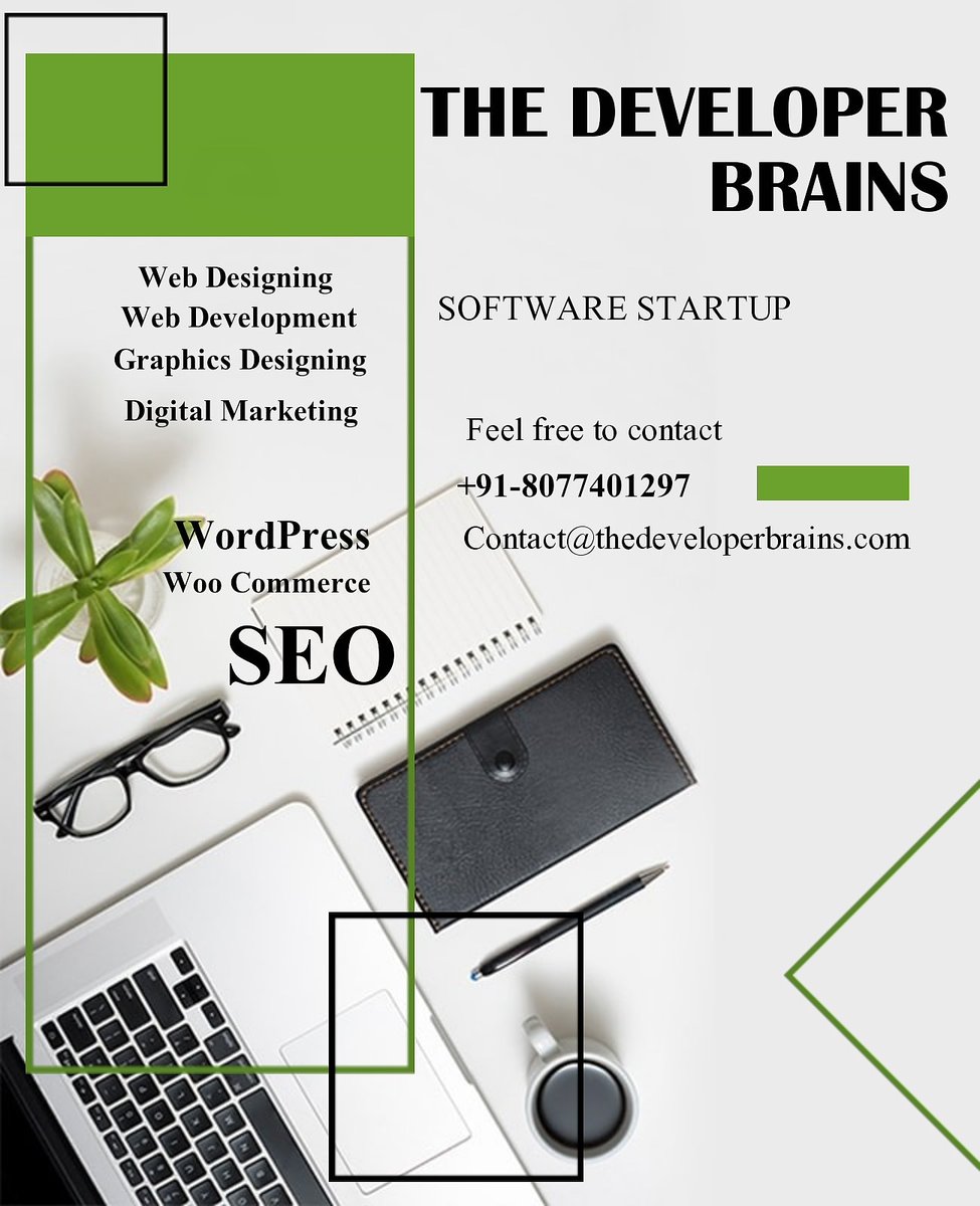 TheDeveloperBr2's tweet image. Visit our website:
thedeveloperbrains.com
---Services---
👉 Web Designing
👉 Web Development
👉 Graphics Designing
👉 Digital Marketing
👉 SEO
👉 WordPress Development
👉 E-commerce website
👉 Google Adsense approval

contact@thedeveloperbrains.com
#thedeveloperbrains
#startup