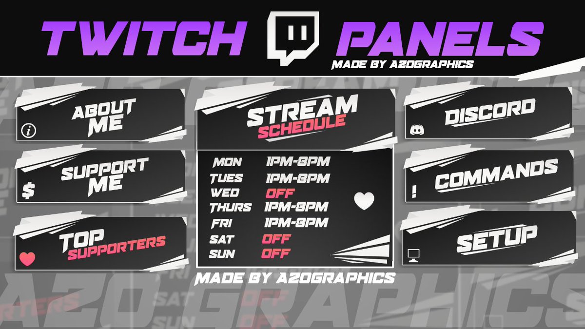 GraphicsAzo's tweet photo. New Gig has opened up! Come stop by and get your custom panels now🌟

https://t.co/En1pSrOgwZ https://t.co/LrWaFGw8D0