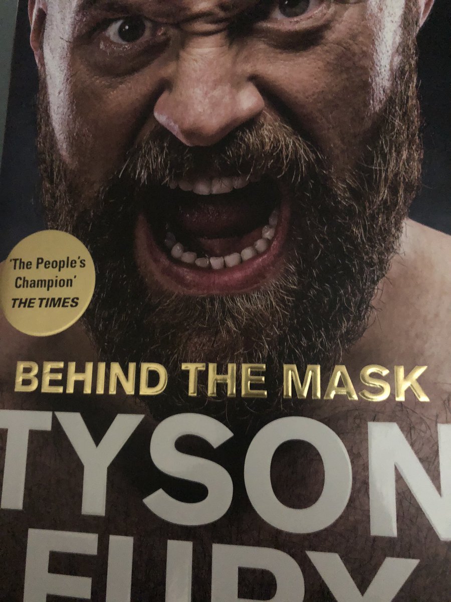 patpjwalker's tweet photo. If you do one thing today order this man’s book. I’ve only read the first chapter and am already inspired 👊 #MentalHealthAwareness #challenge26 #samaritans @Tyson_Fury https://t.co/GfF4HvT0N4