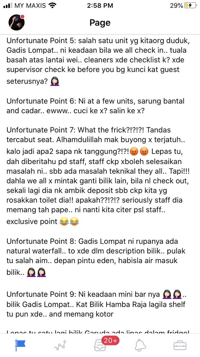 So I shared my bad experience at his resort. It was honest and truthful. But instead of improving their staff’s hospitality training, he is threatening me with “DELETE NOW or else” attitude.