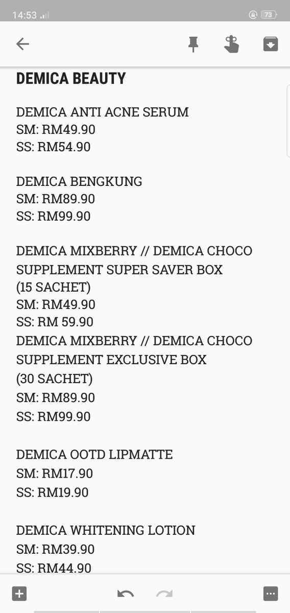 jhnnyjsyh's tweet photo. Warga twitterian yang rasa nak cantik" dengan DEMICA BEAUTY.  Budget semuaa bawah rm100. Nak cantikkan diri biasalah kena melabur sikit tak gituuuu😋😋 so kalau berminat, slide je into my dm or tekan je link ni. Pls rt for my rezeki🙇
https://t.co/7yf59KWnF0 https://t.co/Aimlh1HKaO