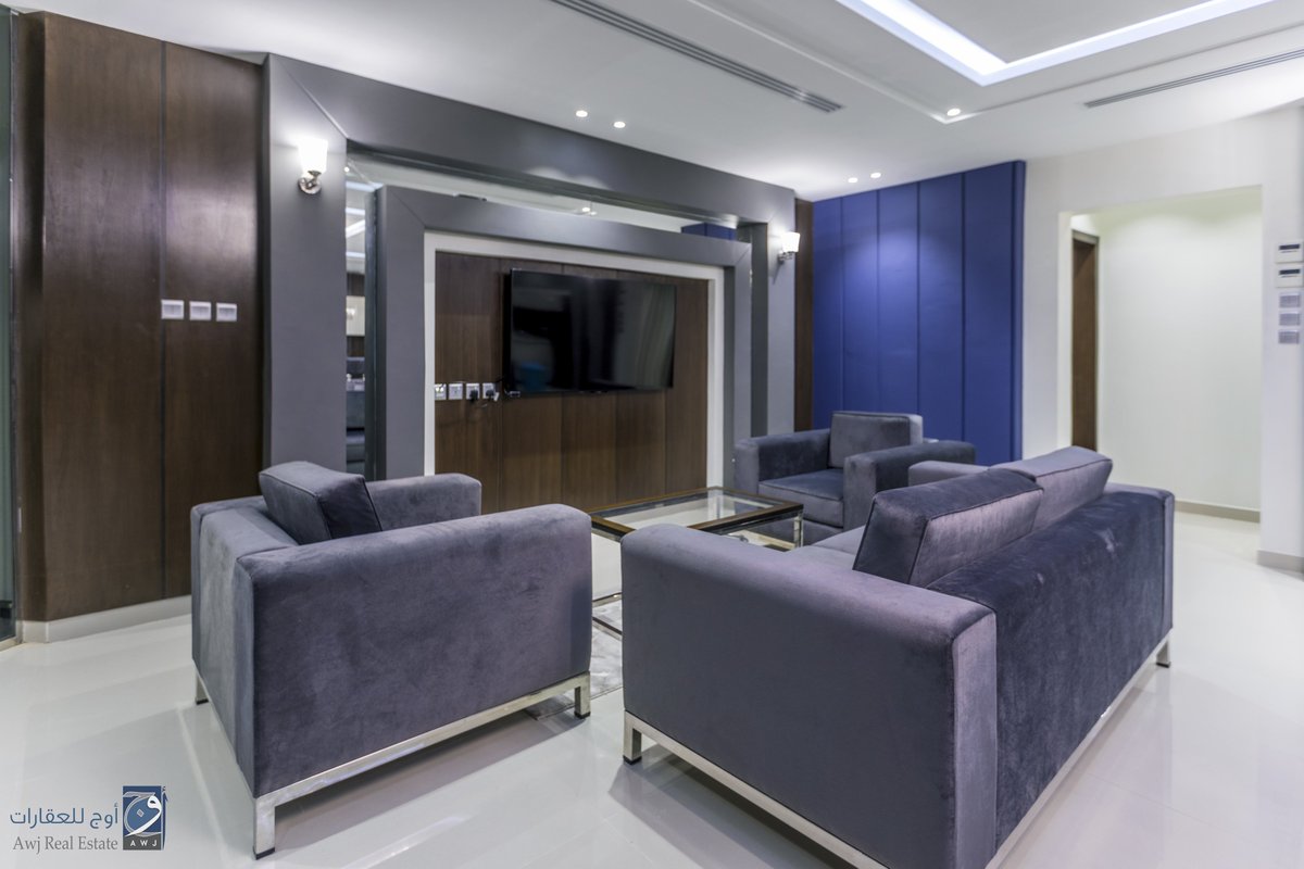 AwjChalet's tweet photo. Modern &amp; stylish TV lounge not just creates a lavish impression but also provides a much-needed peace of mind!
For Reservations &amp; Inquiries:
+966 53 939 8820 +966 55 517 7815
#awjchalets #awjchalet #awj_chalet #awj_chalets #awj #riyadhchalets #chaletsinriyadh #awjgroup #awj_group https://t.co/Rh7FM7QWbu
