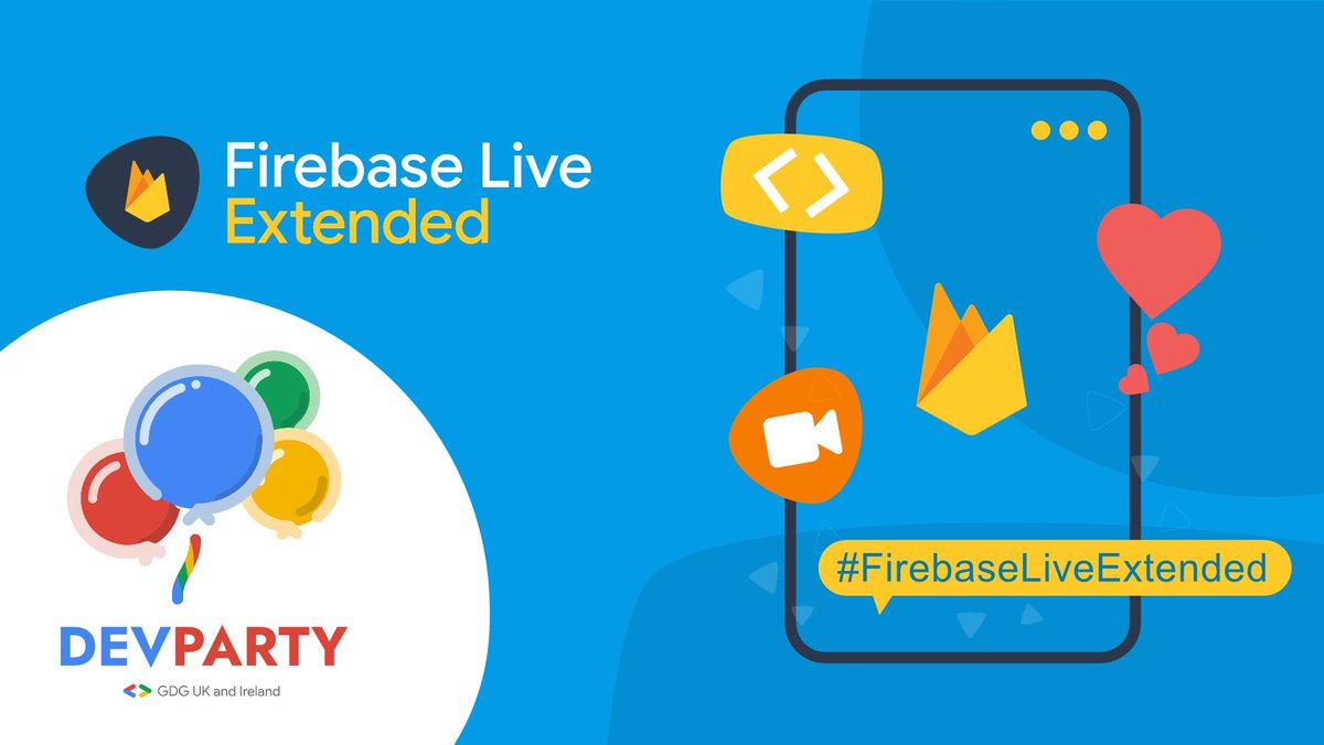 DevParty_'s tweet photo. Join us for #Firebase Live! Extended this Thursday, from 6pm to 8pm Uk & Ireland time (although anyone from anywhere is invited to join!)
Get your FREE tickets here >> https://t.co/NxEA8IFA2R
Come and listen talks and a fireside chat with some members of the Firebase Team! https://t.co/5Bp5dymsKH