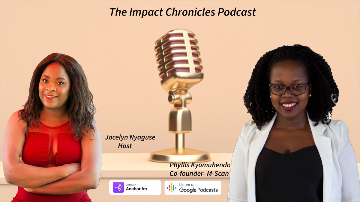JossNyaguse's tweet photo. This conversation with M-SCAN co-founder Phyllis Kyomuhendo sheds light on the crisis and solution that the health startup has created. Listen to the most recent episode of my podcast: The M-SCAN Episode https://t.co/0EsBwe6XXZ https://t.co/LNOPdrYfoR