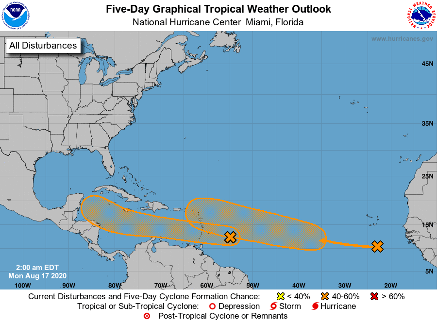 TropicsWeather's tweet photo. Today vs 3 years ago. Looks familiar. 

Is this the sign of #SwitchFlip in the Atlantic? https://t.co/cpLriHk58I