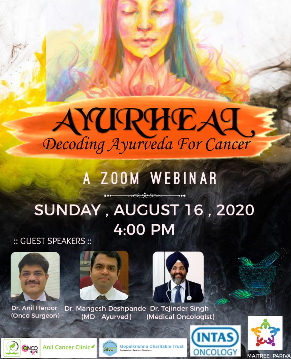 Wonderful session Maitree parivar . Talk by Vaidya Mangesh Deshpande- Ayurved and cancer on improving the quality of life in terminally ill cancer patients. 100 survivors attended the session from all over India. Great job DrTejinder mrs purohit#survivor