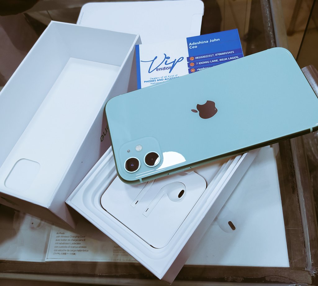 vipvendor's tweet image. 🔥Brand New iPhone 11 64gb🔥

Price: Just N333,000.🔥🔥

Call to WhatsApp
08102022317

DM is also open
📩📩📩📩

#vipvendor #Phone11
