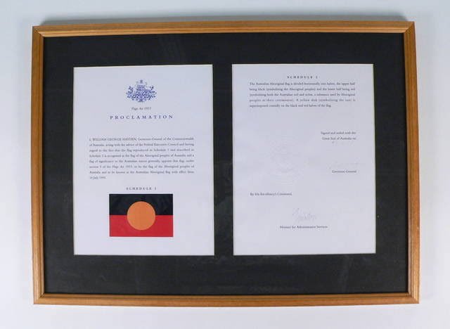 9) (continued)1953 as the flag of the Aboriginal peoples of Australia and to be known as the Australian Aboriginal Flag.