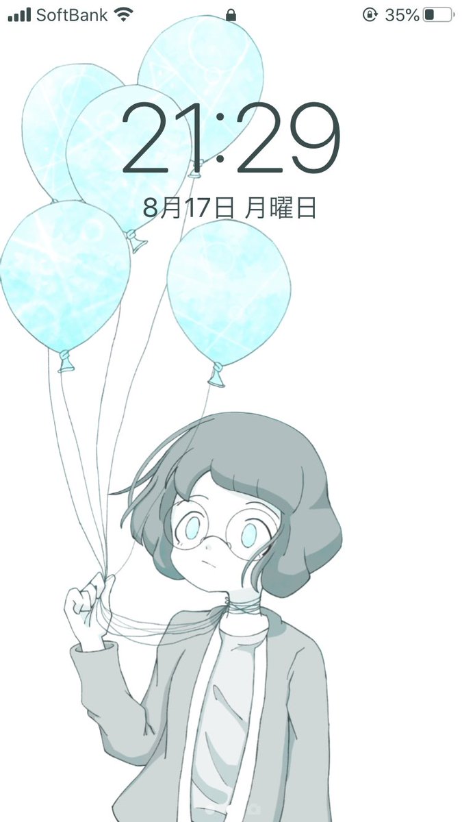 さっきのイラスト壁紙にしたんだけど なかなかエモくない よりよしのイラスト