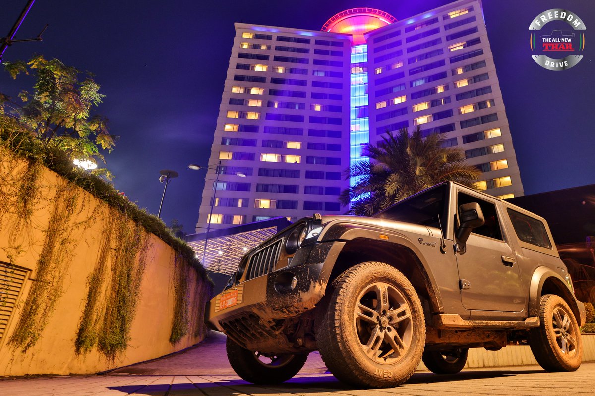 Mahindra_Thar's tweet photo. Some more shots of #TheAllNewThar from the #FreedomDrive in Kochi. 

#MahindraThar #ExploreTheImpossible https://t.co/WdiKbBVRlm