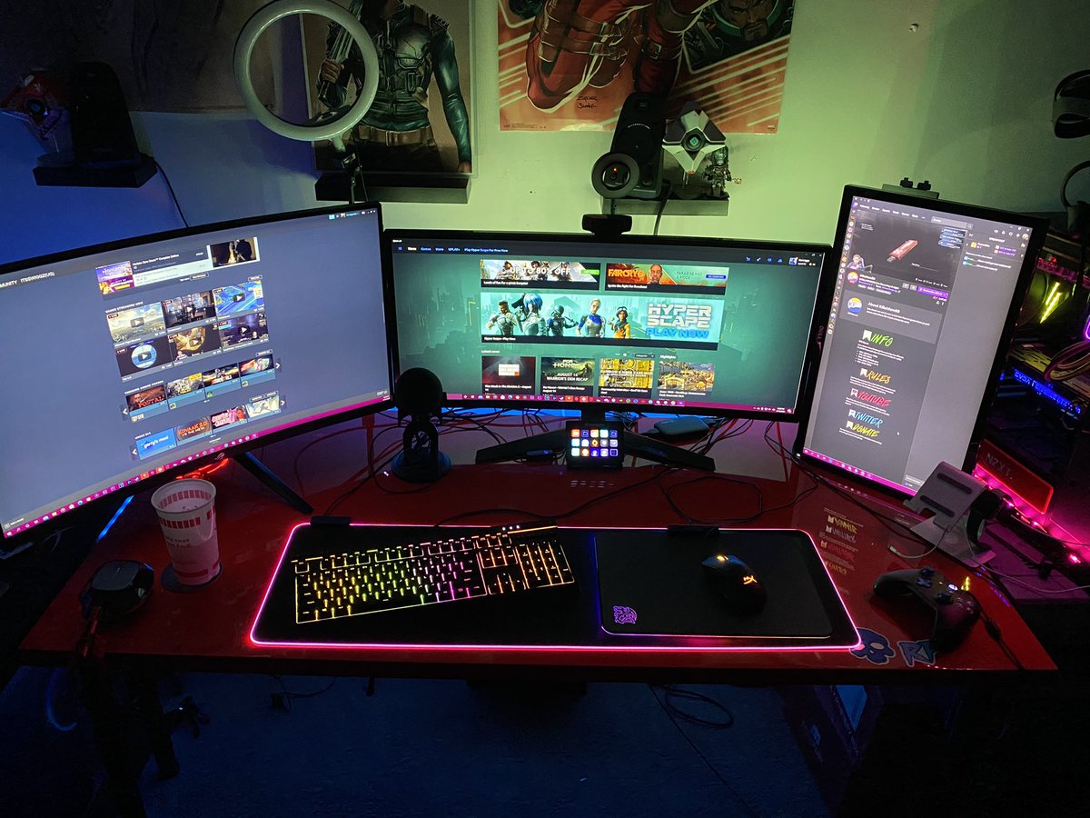 UrbanGamersXYAB's tweet photo. Few upgrades new unboxing video coming soon!! Also the long awaited setup tour video is coming!! Tell them https://t.co/jc7We4YxVs << Support the Movement #TEAMUGGC https://t.co/aTP5Ha6lYx