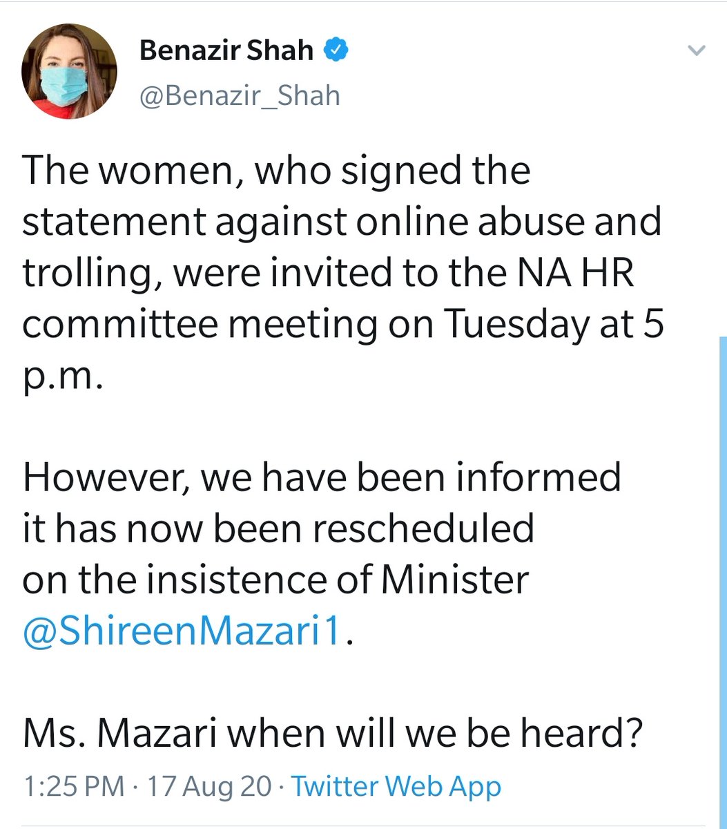 Zarkawaa's tweet photo. بینظیر شاہ نے شیریں مزاری کے خلاف ہی فیک نیوز پھیلا دی۔ 

اچھا ہوا ہے شیریں مزاری کے ساتھ۔ https://t.co/dZlzmlJchi