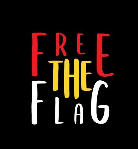 13) All  @AFL clubs banded together and took a knee for the  #BLM movement. I call on the  #AFL   to adopt the  #freetheflag symbol for this weekends Dreamtime Round to stand with US in solidarity, not AGAINST US with WAM. Paint this on TIO stadium’s oval instead of “Deadly”