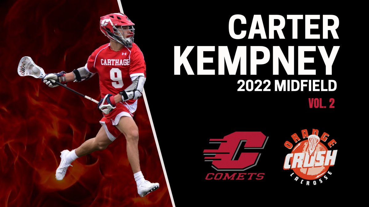 OrangeCrushLax's tweet photo. 2022 Carter Kempney
Midfield - Carthage High School

4.0 GPA 📚

"A powerful two-way middie that possesses all of the tools to play at the highest level."

Multi-sport athlete (🥍🏈) 

👀📹➡️: https://t.co/F37LPyDseU https://t.co/5gF6hvKQ48