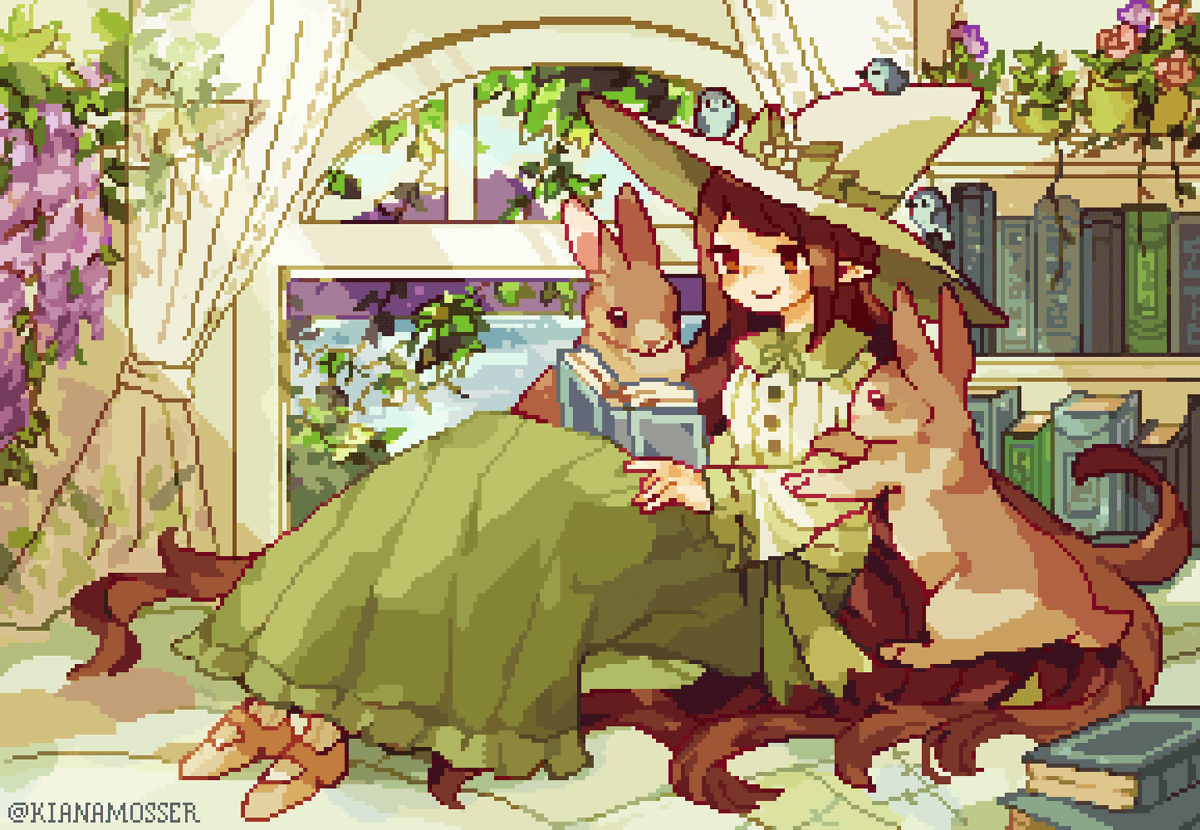 kianamosser's tweet photo. Hi #mabuhayartists I'm Kiana! 
I make games, draw, code, and animate! ✨ https://t.co/wIrvnTkVec