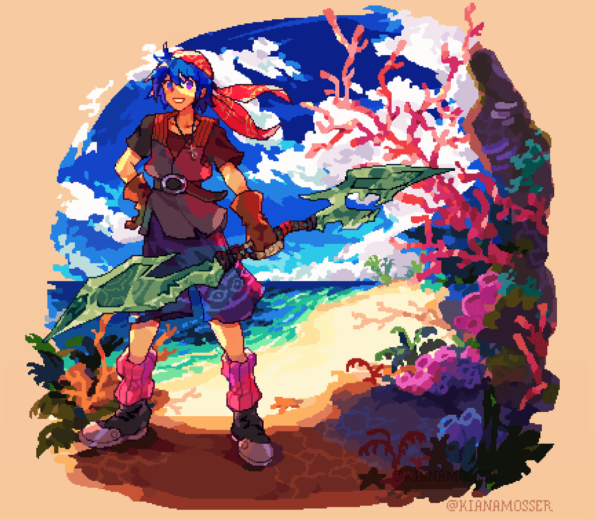 kianamosser's tweet photo. Hi #mabuhayartists I'm Kiana! 
I make games, draw, code, and animate! ✨ https://t.co/wIrvnTkVec