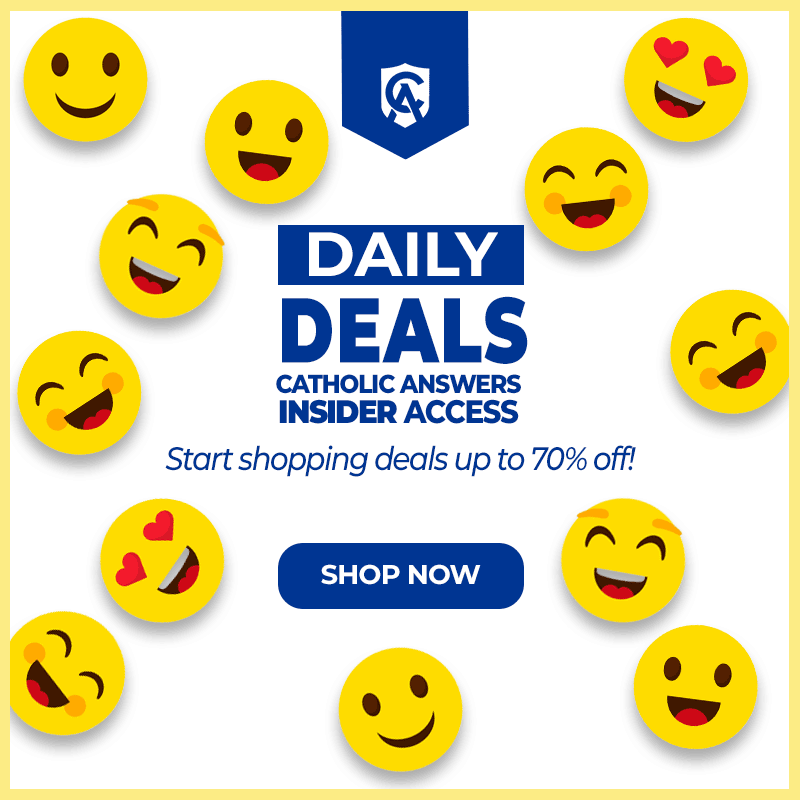 catholiccom's tweet image. Cause we're HAPPY! Here's the latest Daily Deal from Catholic Answers: 3 Secrets to Sharing the Faith DVD, now $10 - Reg. $21.95 [TODAY ONLY 8/17] #Catholicism, #CatholicAnswers
ow.ly/aIpz50AVP4D