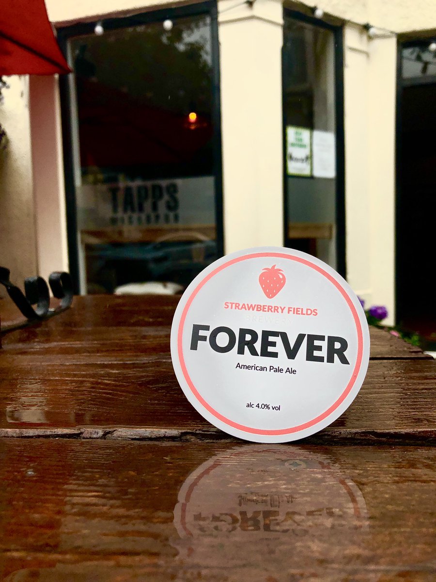 The sun may not last forever but we do have #StrawberryFieldsBrewery Forever 4.0% APA making a brand new appearance

New brewery out of Liverpool making great beer. Keep looking out for more beer from these guys.

#NorthWales #Llandudno #KegNotCrap #NoCrappAtTapps 🍻