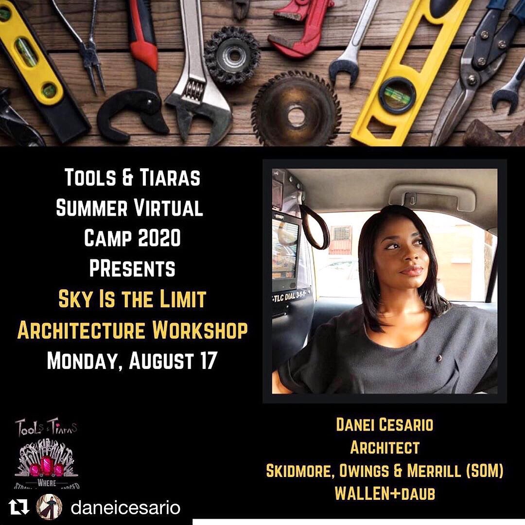 Danei Cesario, Architect (@daneicesario) on Twitter photo Excited to kick off @tools_n_tiaras Virtual Summer Camp this week! Through <a href="/WallenDaub/">WALLEN + daub</a>, we’ll be talking about the #architecture of space w/ scale + functionality. In #design, the sky is indeed the limit ✨
+
#education #summercamp #womeninarchitecture #STEM #MondayMorning Excited to kick off @tools_n_tiaras Virtual Summer Camp this week! Through <a href="/WallenDaub/">WALLEN + daub</a>, we’ll be talking about the #architecture of space w/ scale + functionality. In #design, the sky is indeed the limit ✨
+
#education #summercamp #womeninarchitecture #STEM #MondayMorning