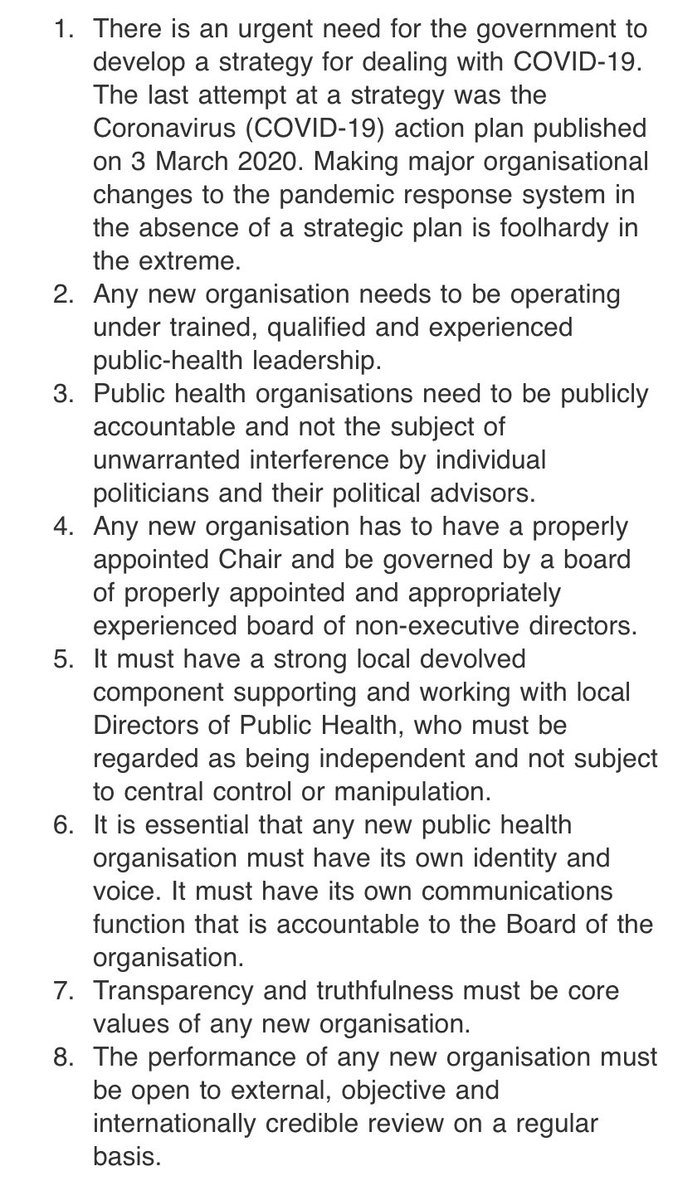 NEW: a statement from Independent SAGE on the abolition of PHE.