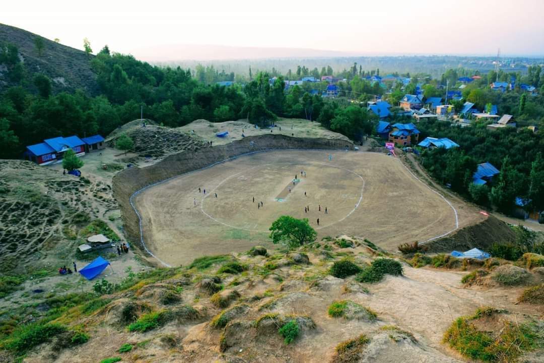 How is this cricket field?
This is in South Kashmir, J&amp;K.
