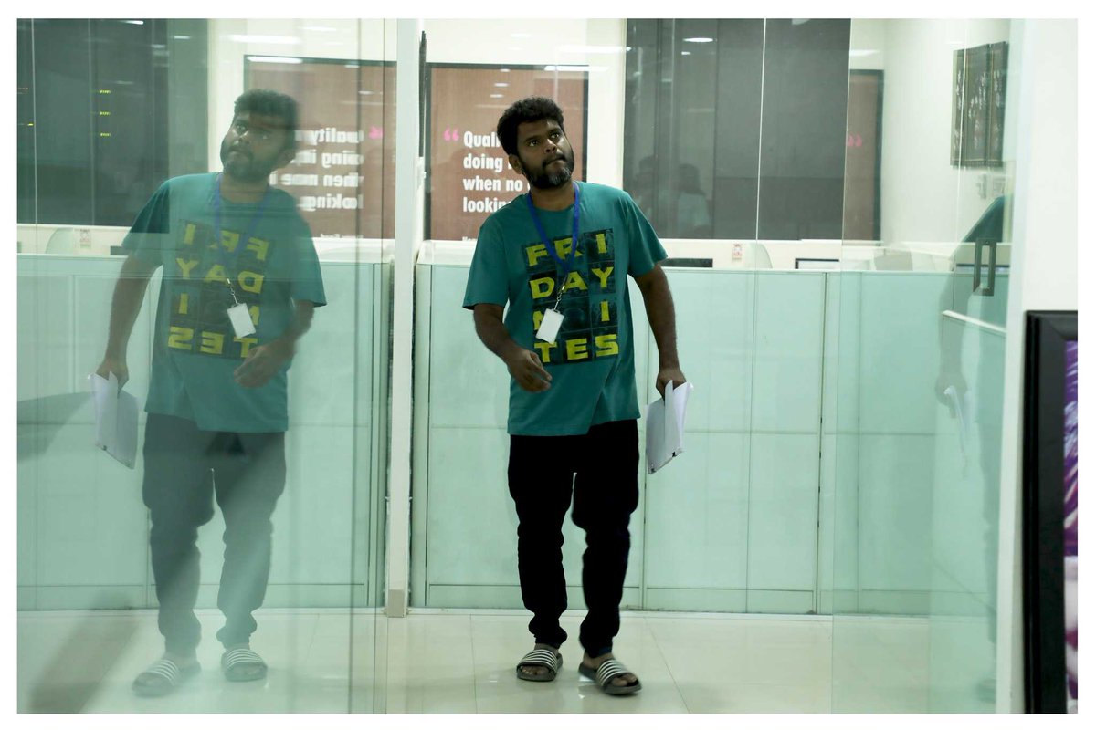 Our director of  #Lift got these working stills of him on his bday  #Kavin