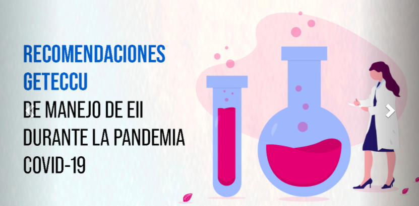 Si quieres saber cómo puede afectar la #COVID19 a tu #EII, infórmate a través de fuentes fiables.

Desde <a href="/geteccu/">GETECCU</a> se ha creado un espacio web con información de interés para pacientes de #EII y profesionales sanitarios.

Puedes consultarla en este enlace 🔗covid.geteccu.org
