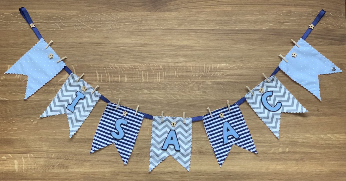GorgeousSew's tweet photo. Selling beautifully made bespoke garlands/bunting, an ideal gift for a new baby or christening day. Take a look at our Etsy shop https://t.co/OikyXlzKv8… https://t.co/jK4k15RMDy