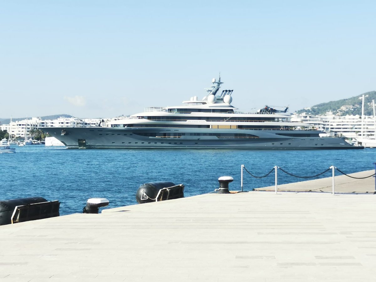 SovrenYachts's tweet image. We proudly welcome the world's largest charter yacht to Sovren Ibiza Marina, M/Y Flying Fox.

We have the pleasure of being at this lady's service during her stay with us. 

For berths: bookings@sovrenmarina.com +34 690 90 70 89