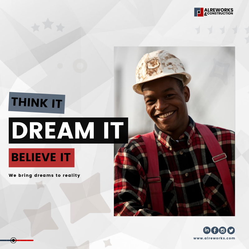 alreworks's tweet photo. At ALREWORKS, We take your thinking a step further, we make it a reality. 

#Construction #Building #PropertyManagement #FacilitiesMgmt https://t.co/3Xp1kkTtYZ
