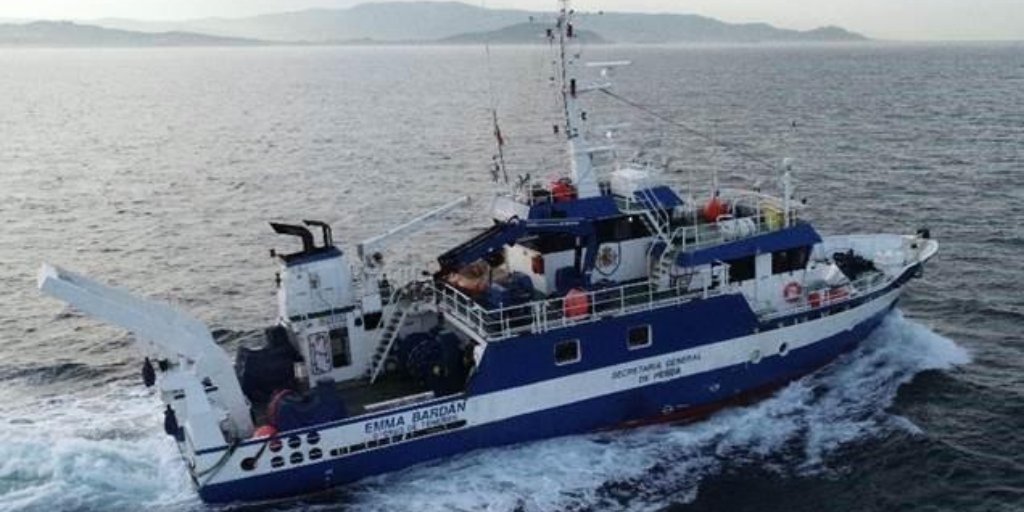 gobmapa's tweet photo. El buque de investigación oceanográfica #EmmaBardán del @mapagob inicia, hoy, la campaña #Juvena 2020 para el estudio de la #anchoa juvenil en el Golfo de #Vizcaya. 
https://t.co/vF4ObuQzoE https://t.co/wiTphScLza