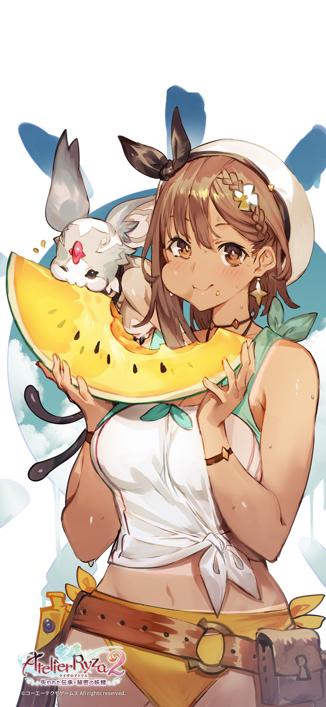 アトリエ シリーズ公式 ソフィー２発売中 スマホ壁紙バージョンもご用意しました 暑い日はこの壁紙で決まり ライザ２ T Co Aufml2o0se Twitter